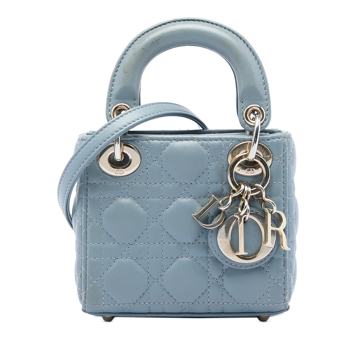 Dior Micro Lambskin Cannage Lady Dior