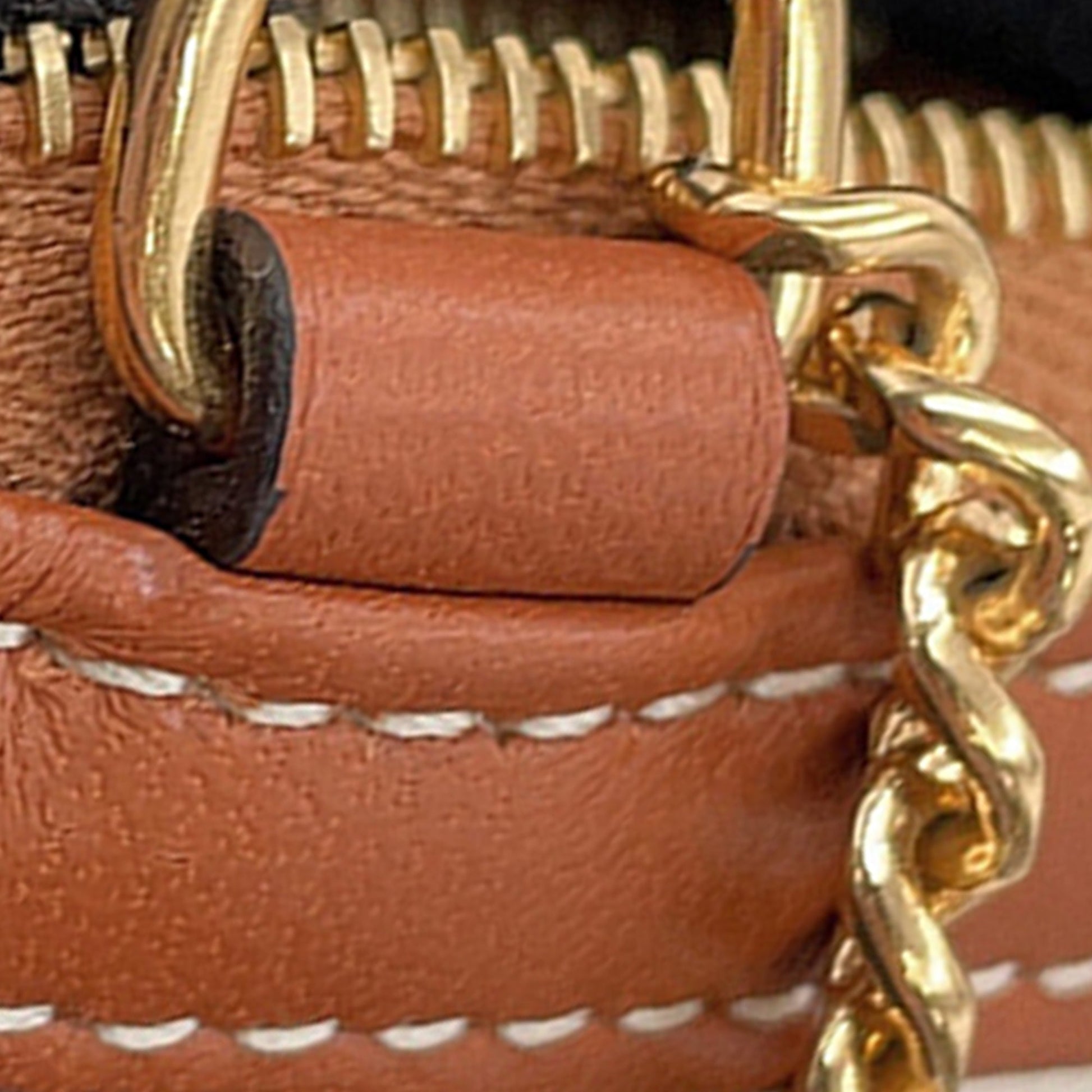 Celine Triomphe Coated Canvas Clutch On Chain