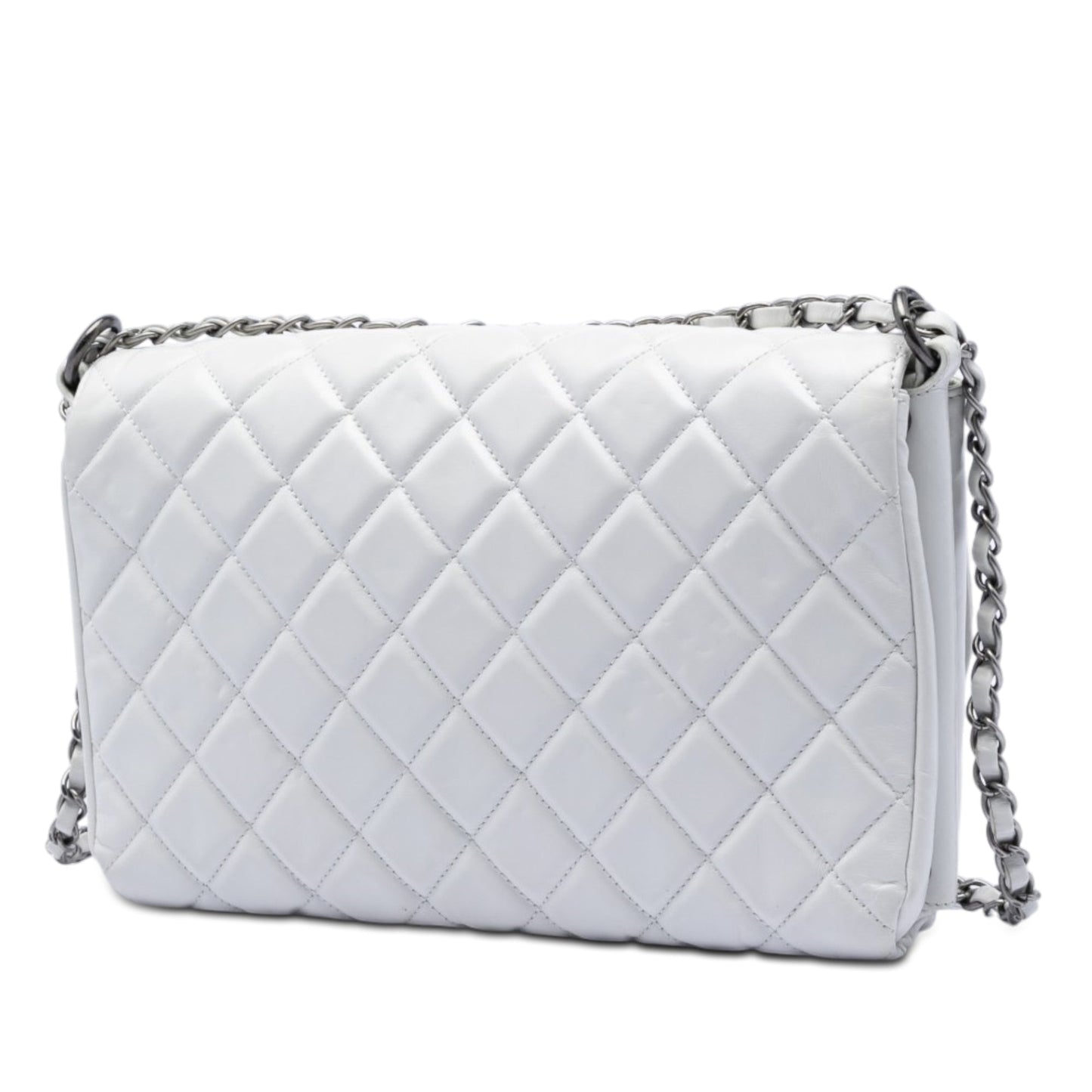 Chanel Quilted Glazed Calfskin Soft Boy Flap