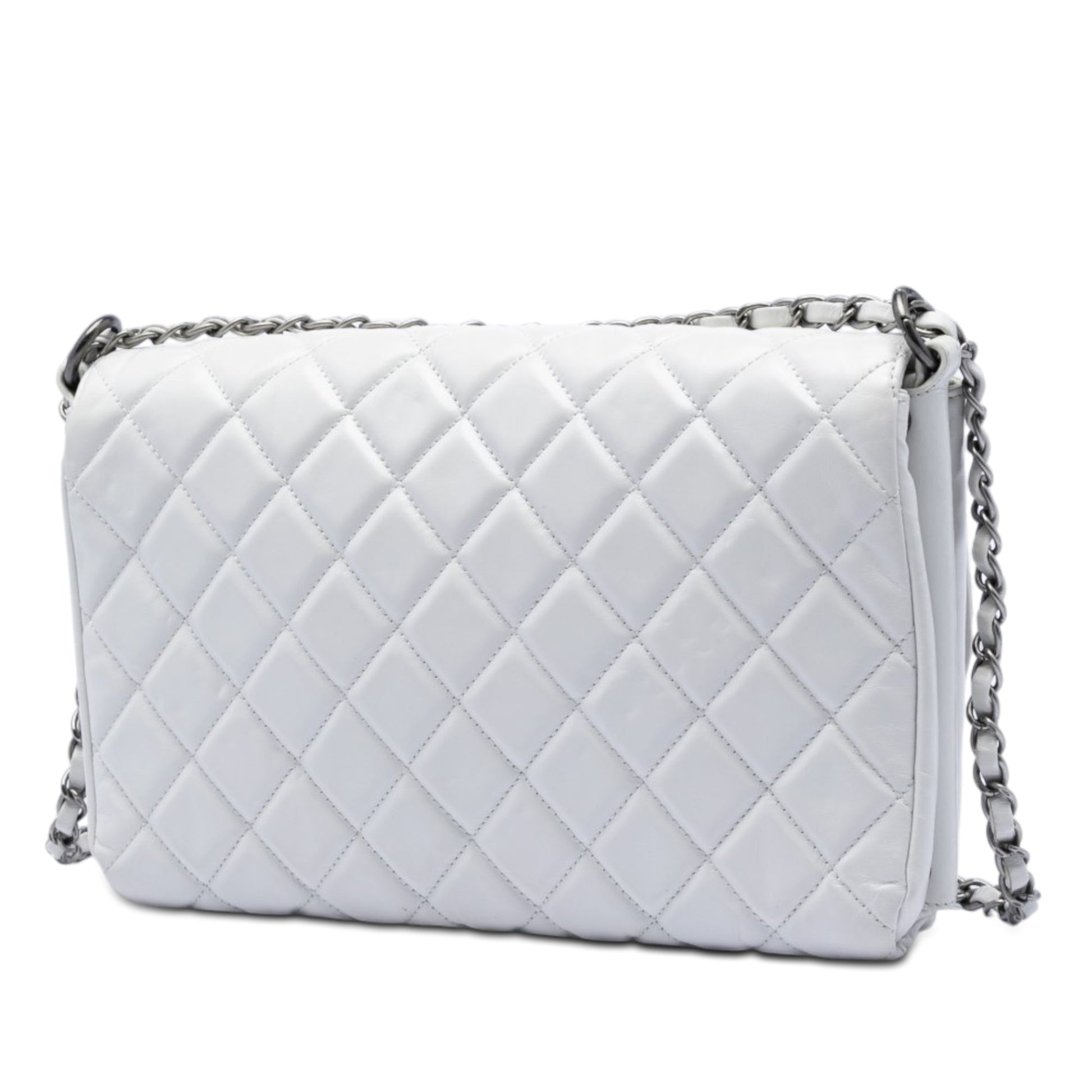 Chanel Quilted Glazed Calfskin Soft Boy Flap