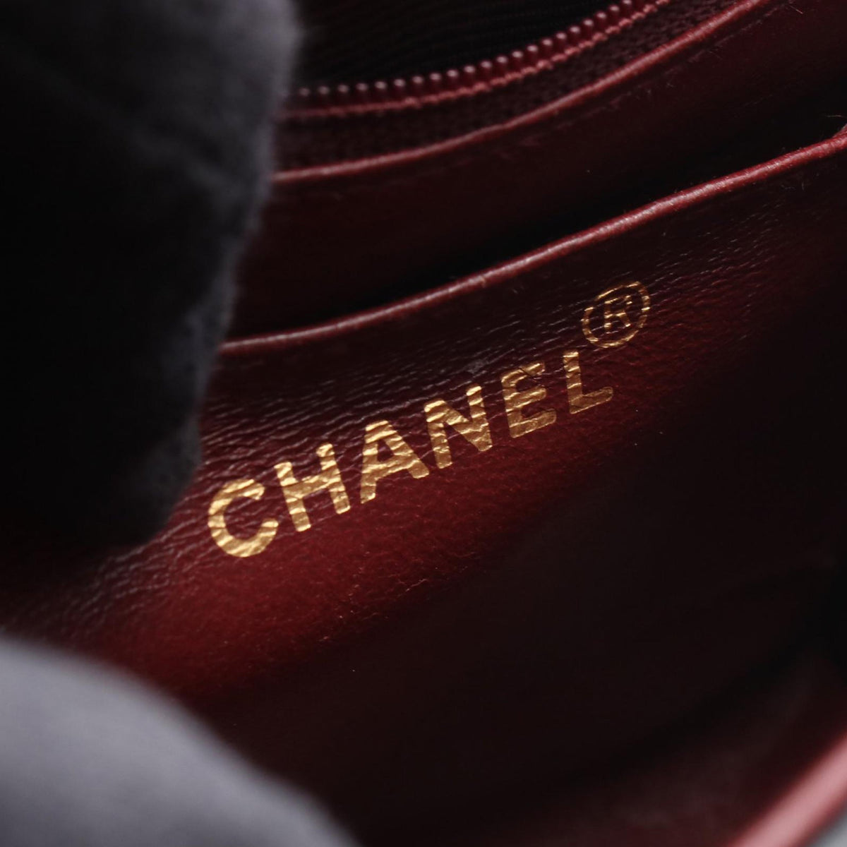 Chanel CC Vertical Quilt Lambskin Mademoiselle Flap — Black