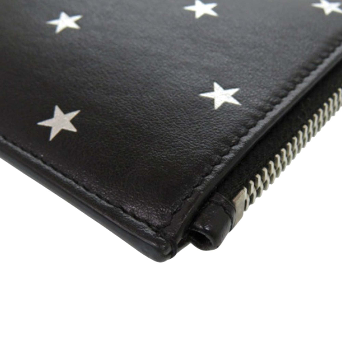 Saint Laurent Leather Star Clutch