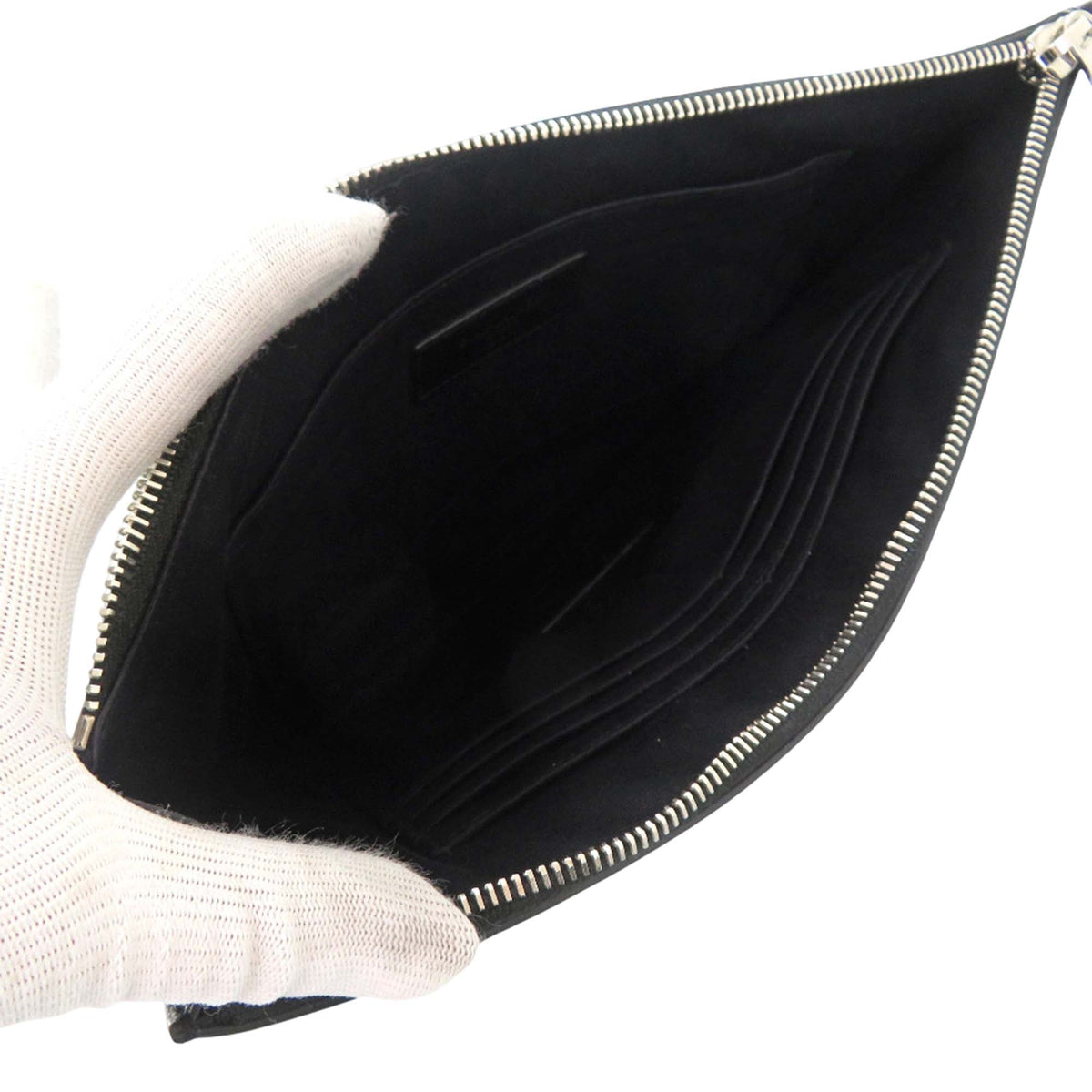 Saint Laurent Leather Star Clutch