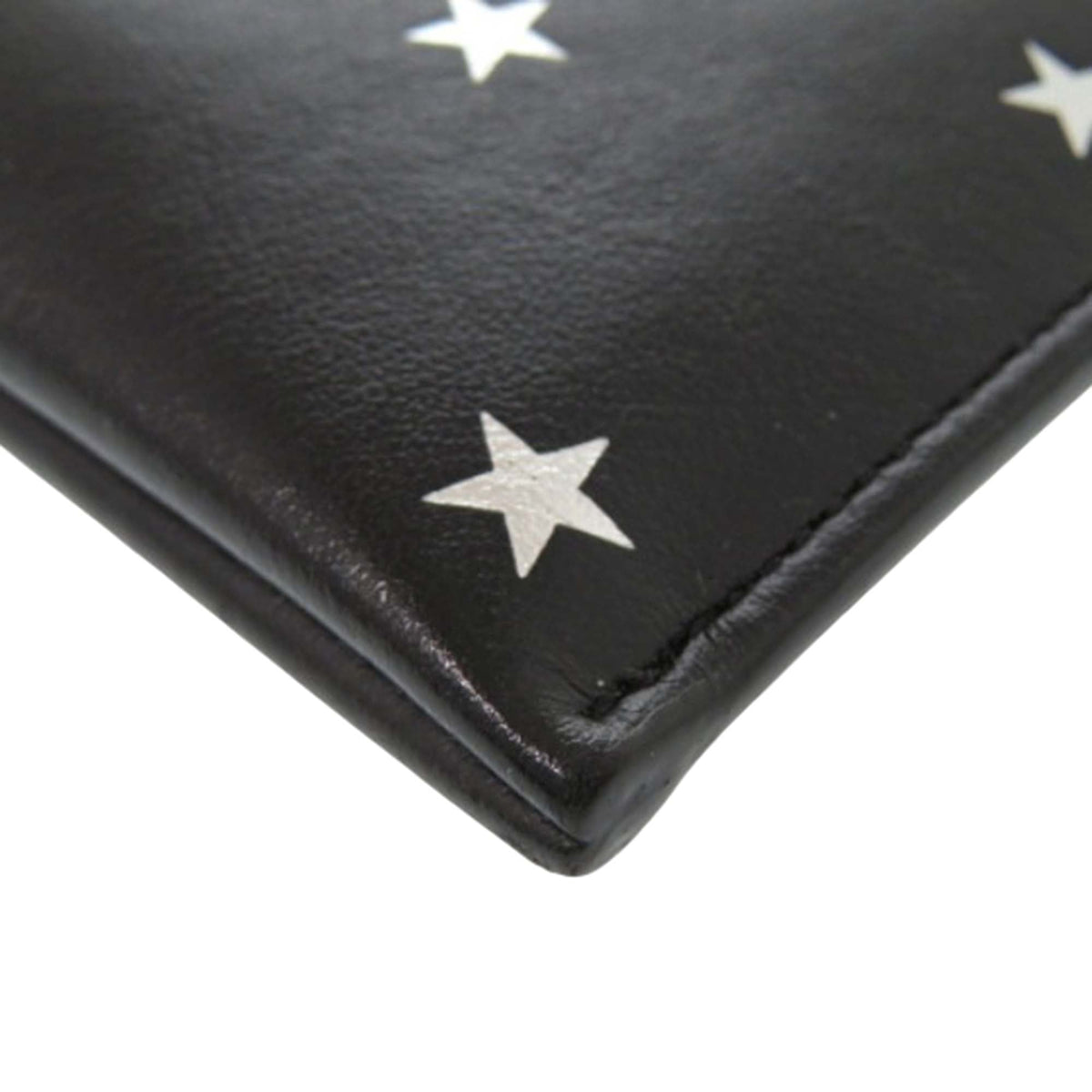 Saint Laurent Leather Star Clutch