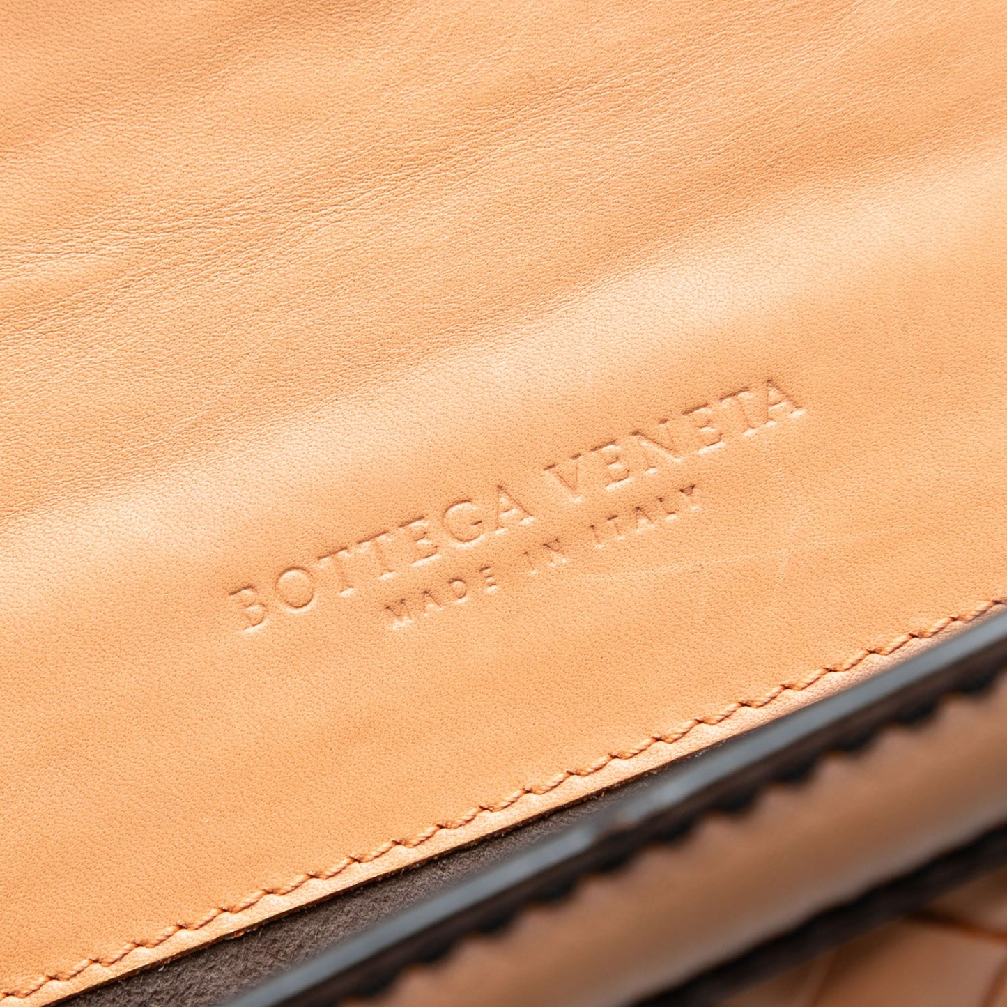 Bottega Veneta Nappa Intrecciato Mirror Lens Double Sided Flap Shoulder Bag