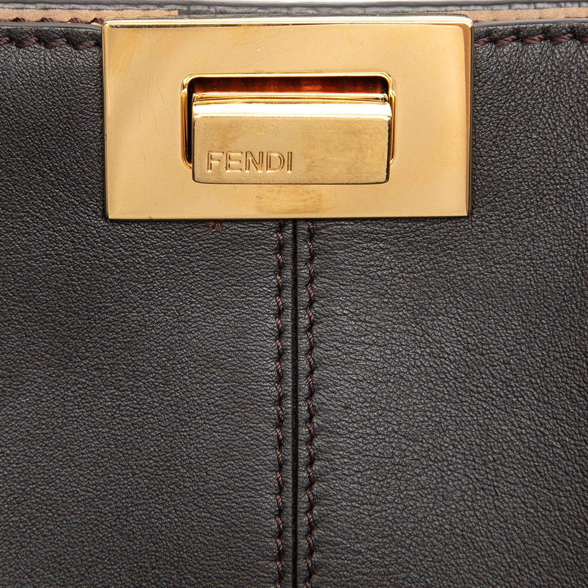 Fendi Medium Calfskin Peekaboo X Lite Satchel