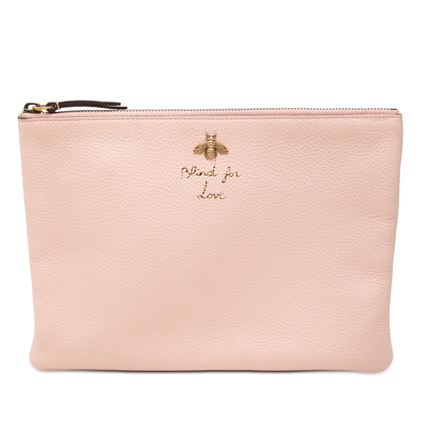 Gucci Leather Blind For Love Clutch