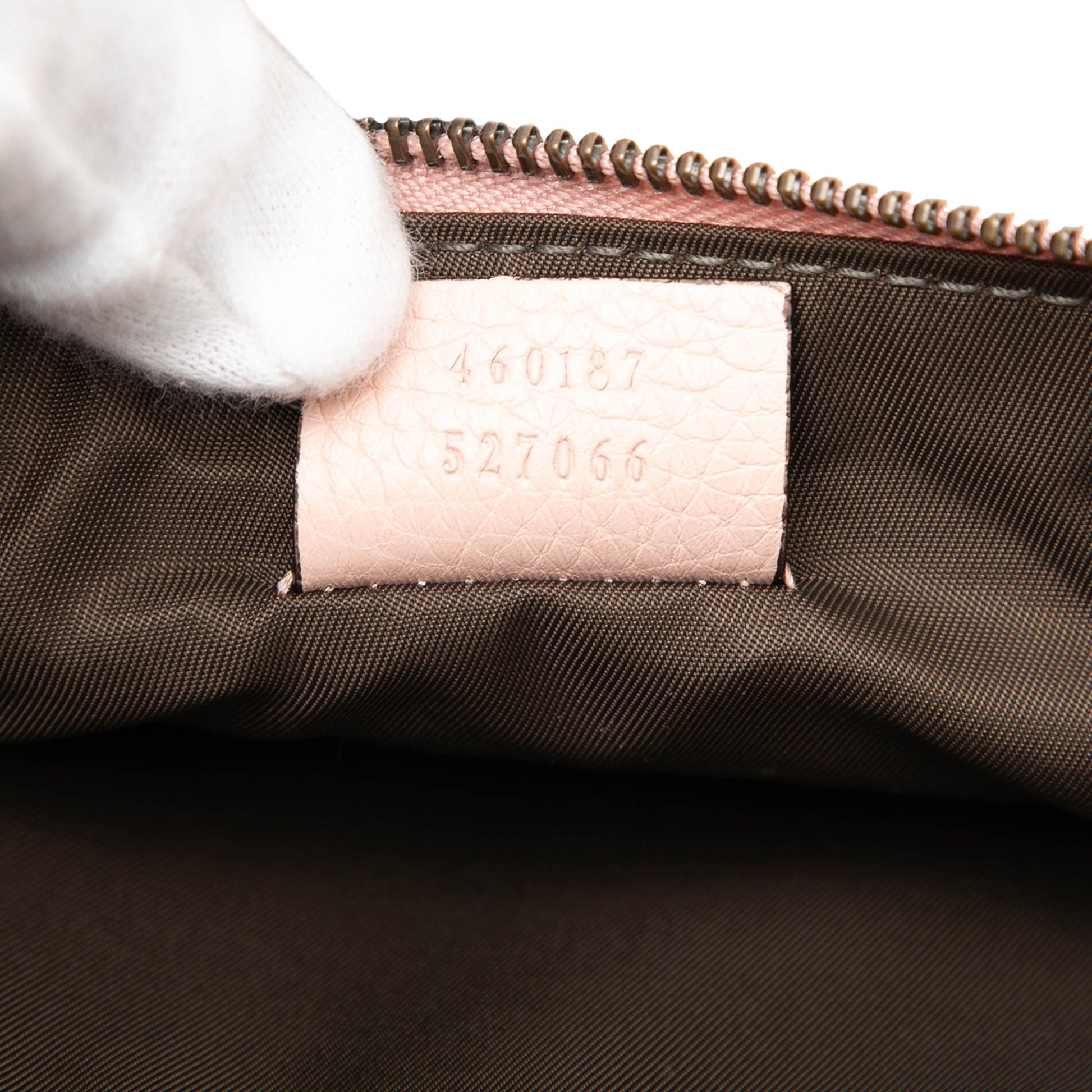 Gucci Leather Blind For Love Clutch