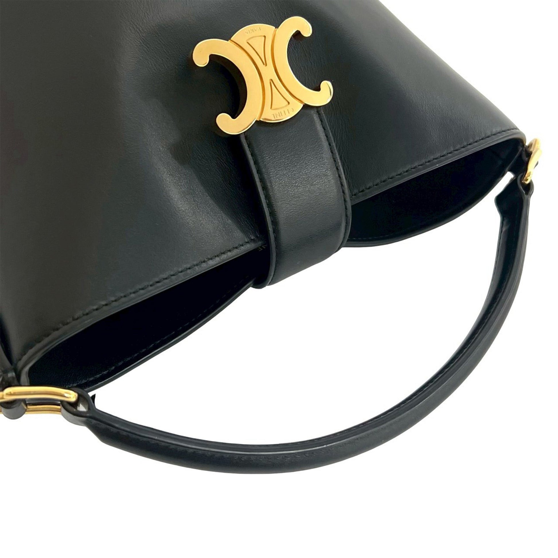 Celine Small Smooth Calfskin Louise Bucket Bag