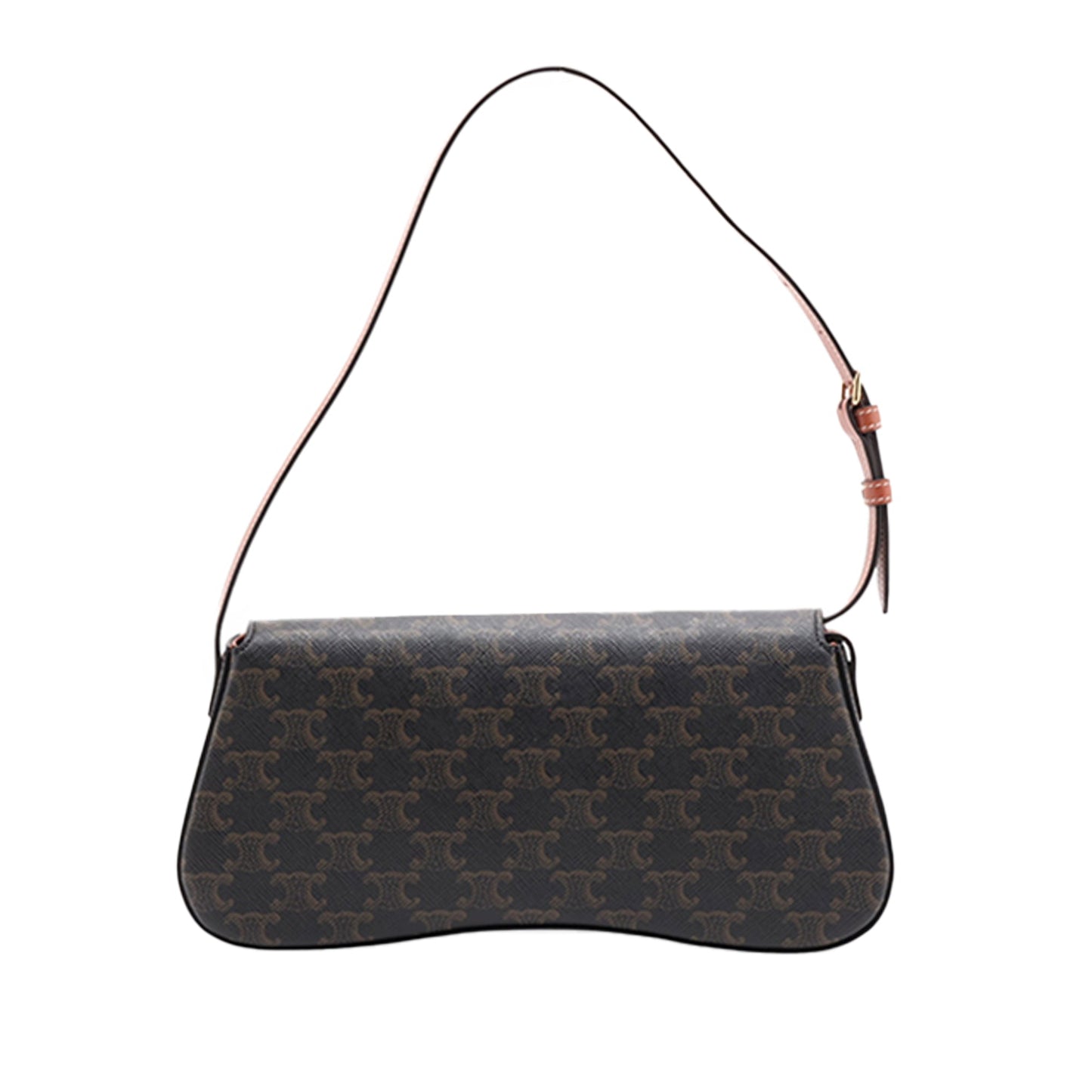 Celine Triomphe Coated Canvas Lola Shoulder Bag