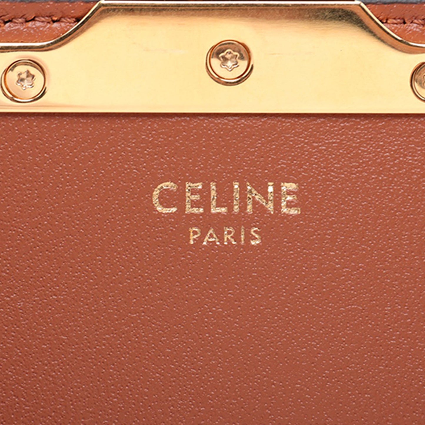Celine Triomphe Coated Canvas Lola Shoulder Bag