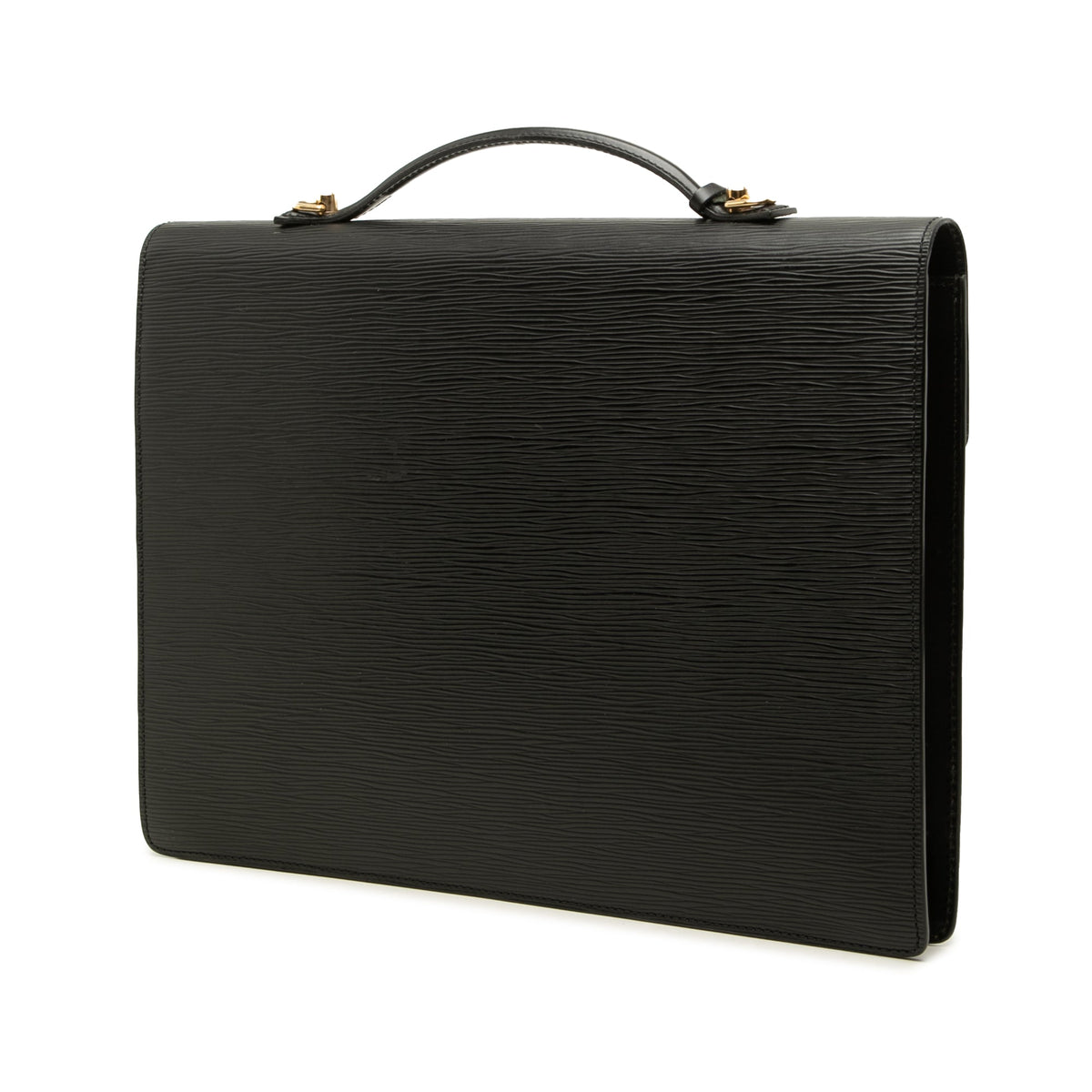 Louis Vuitton Epi Serviette Conseiller — Black