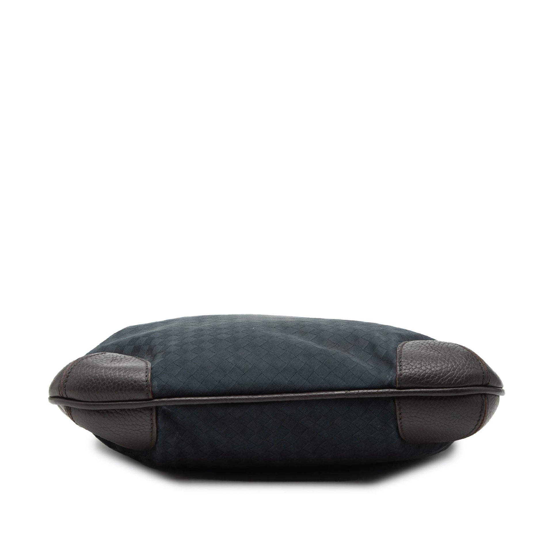 Bottega Veneta Intrecciato Canvas and Leather Hobo