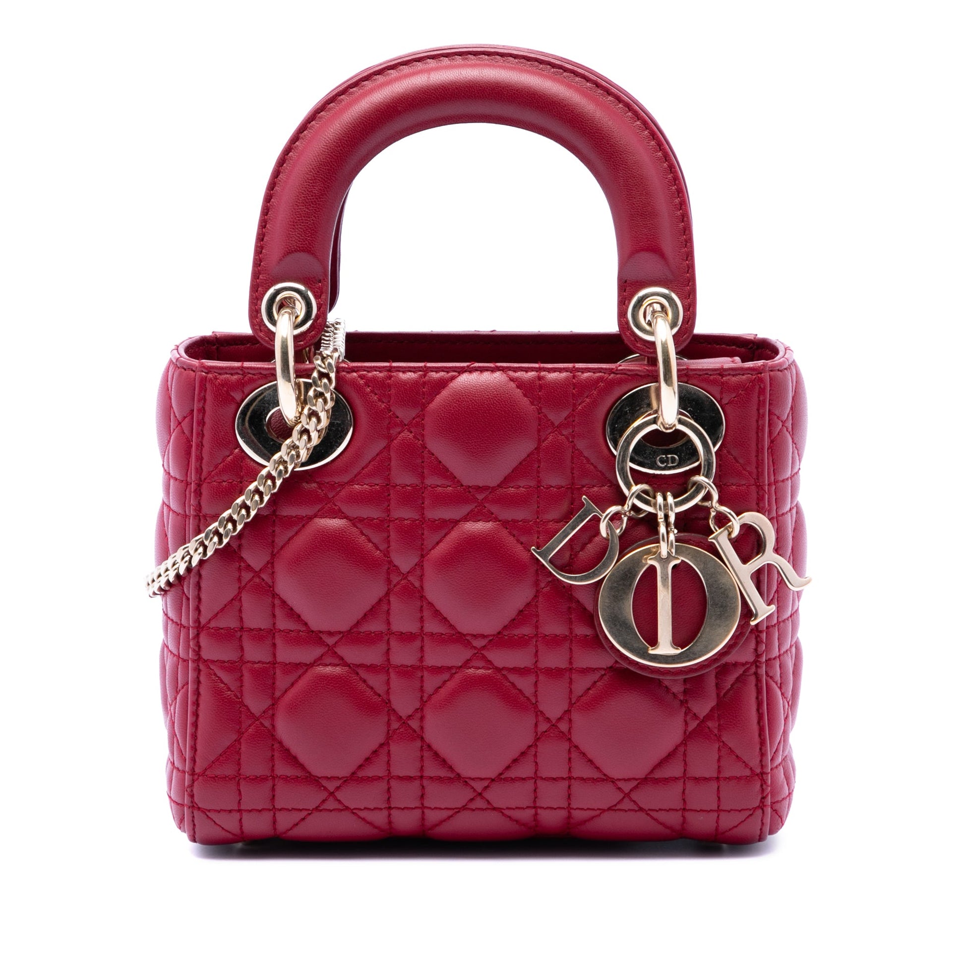 Dior Mini Lambskin Cannage Lady Dior