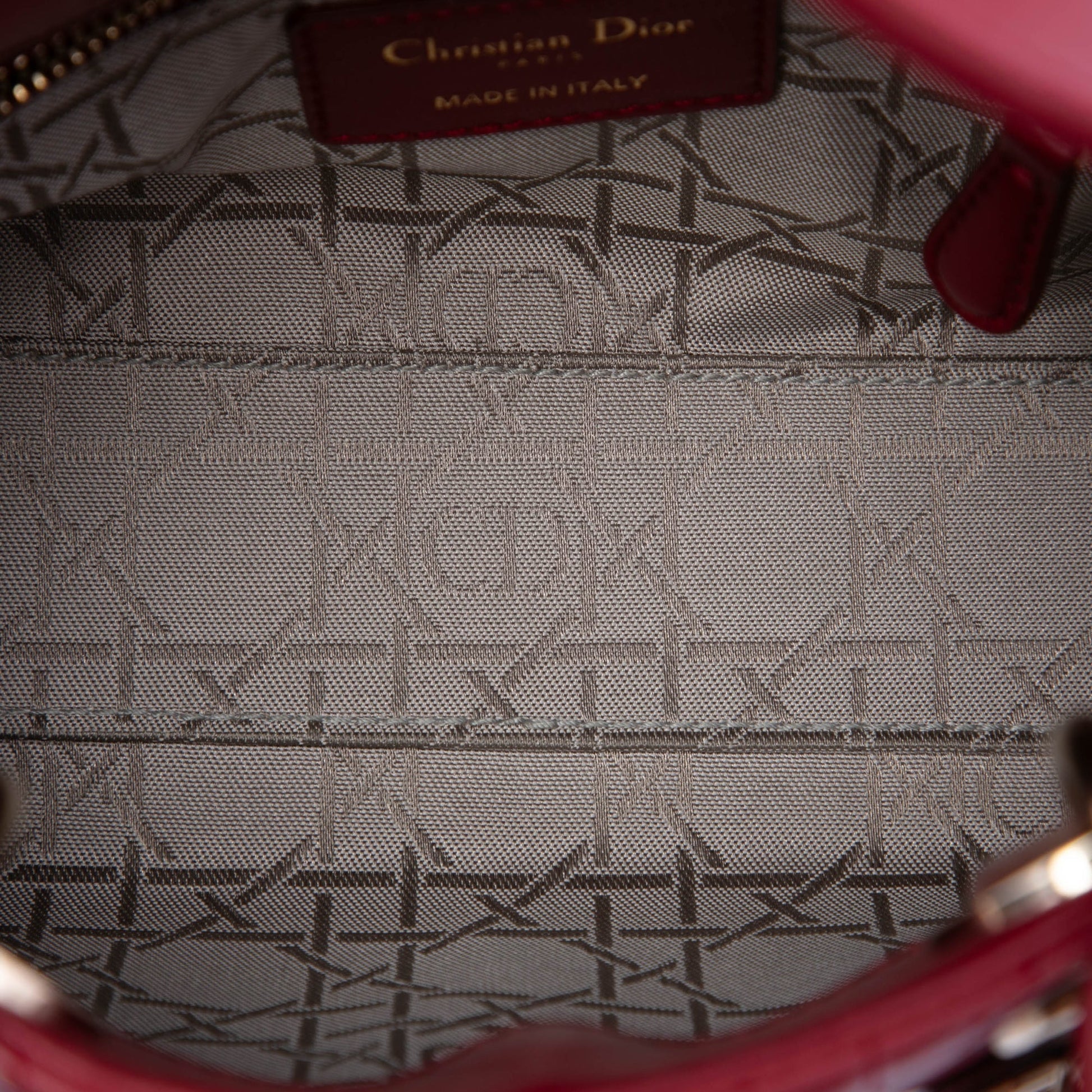 Dior Mini Lambskin Cannage Lady Dior
