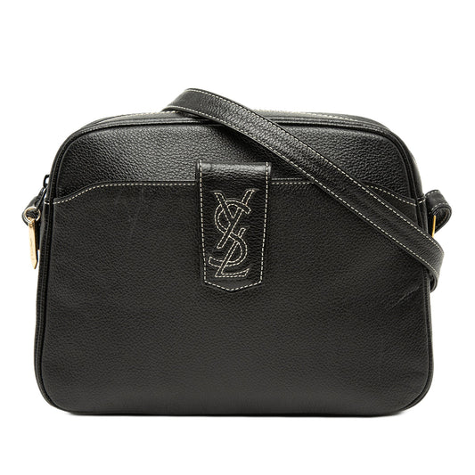 Saint Laurent Leather Monogram Crossbody