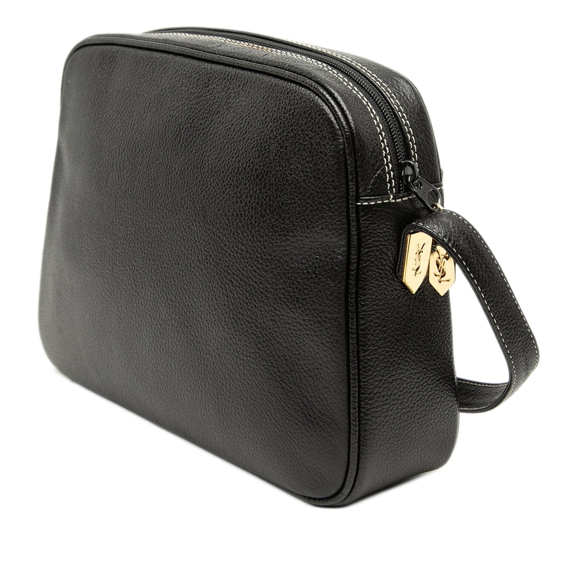 Saint Laurent Leather Monogram Crossbody