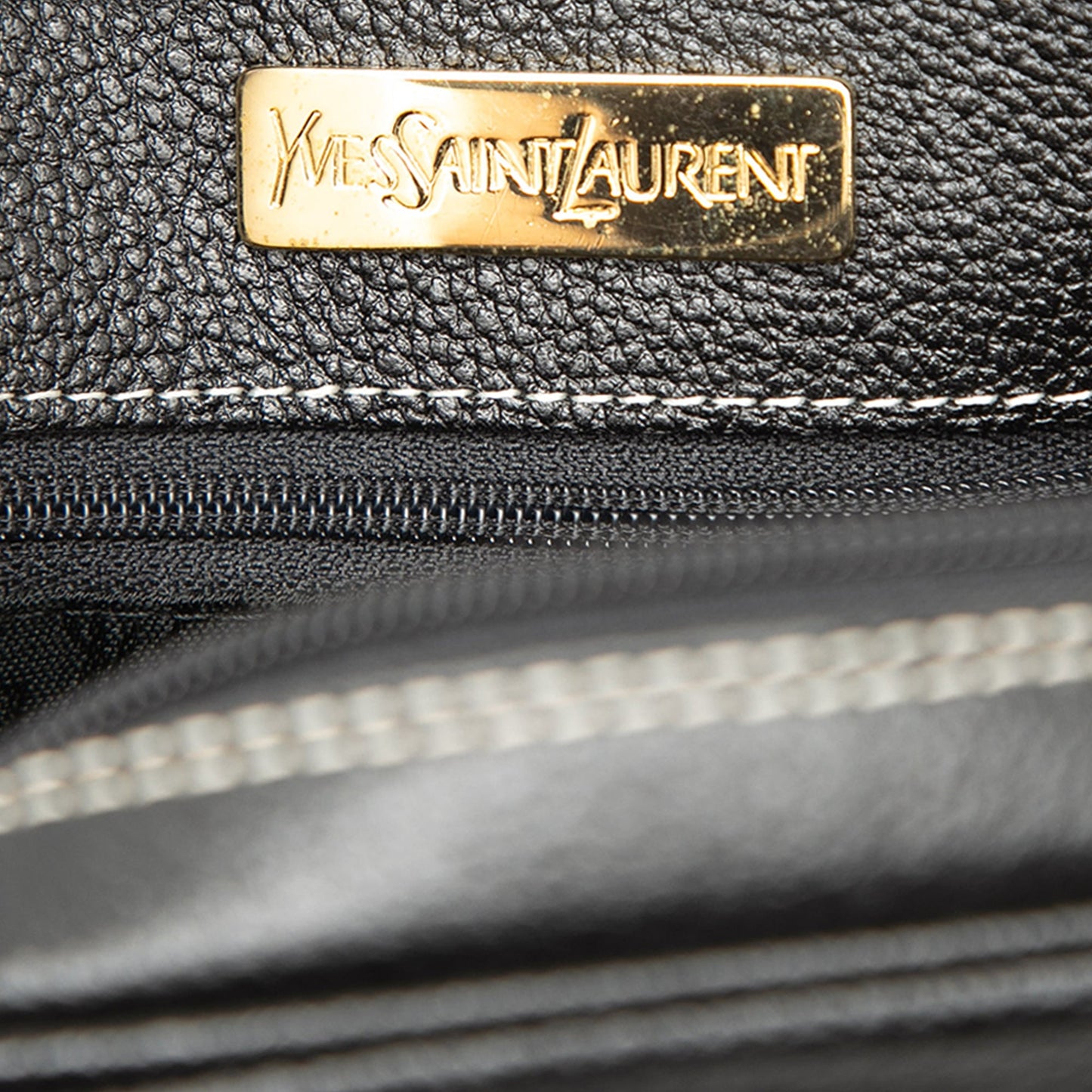 Saint Laurent Leather Monogram Crossbody