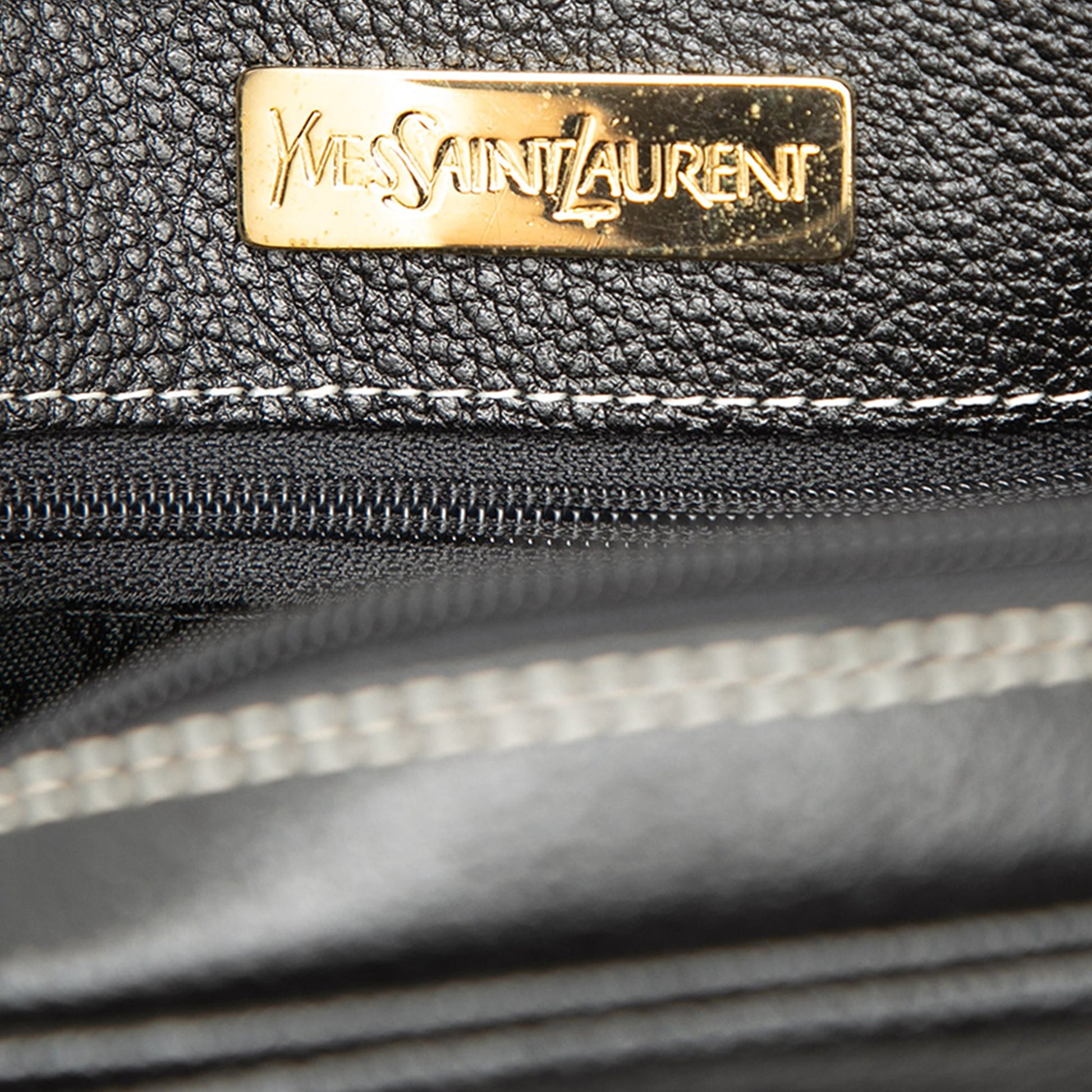 Saint Laurent Leather Monogram Crossbody