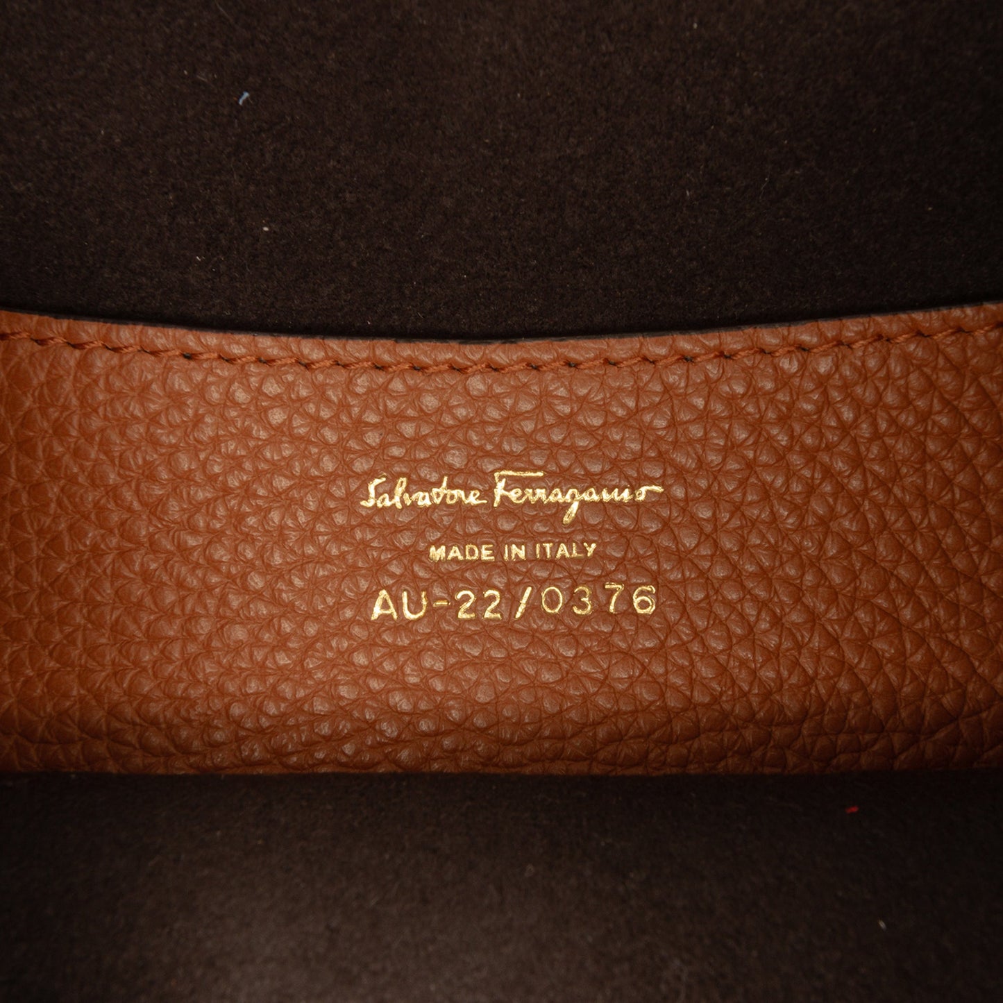 Ferragamo Mini Leather Double Gancini Backpack