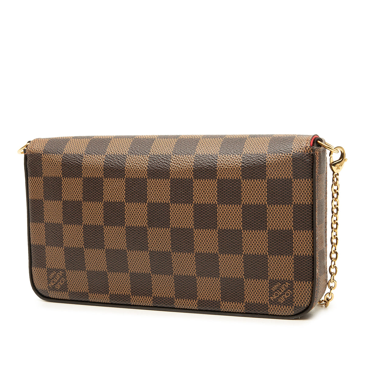 Louis Vuitton Damier Ebene Pochette Felicie — Brown