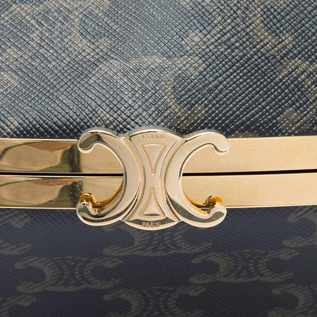 Celine Triomphe Coated Canvas Lunch Box Bag
