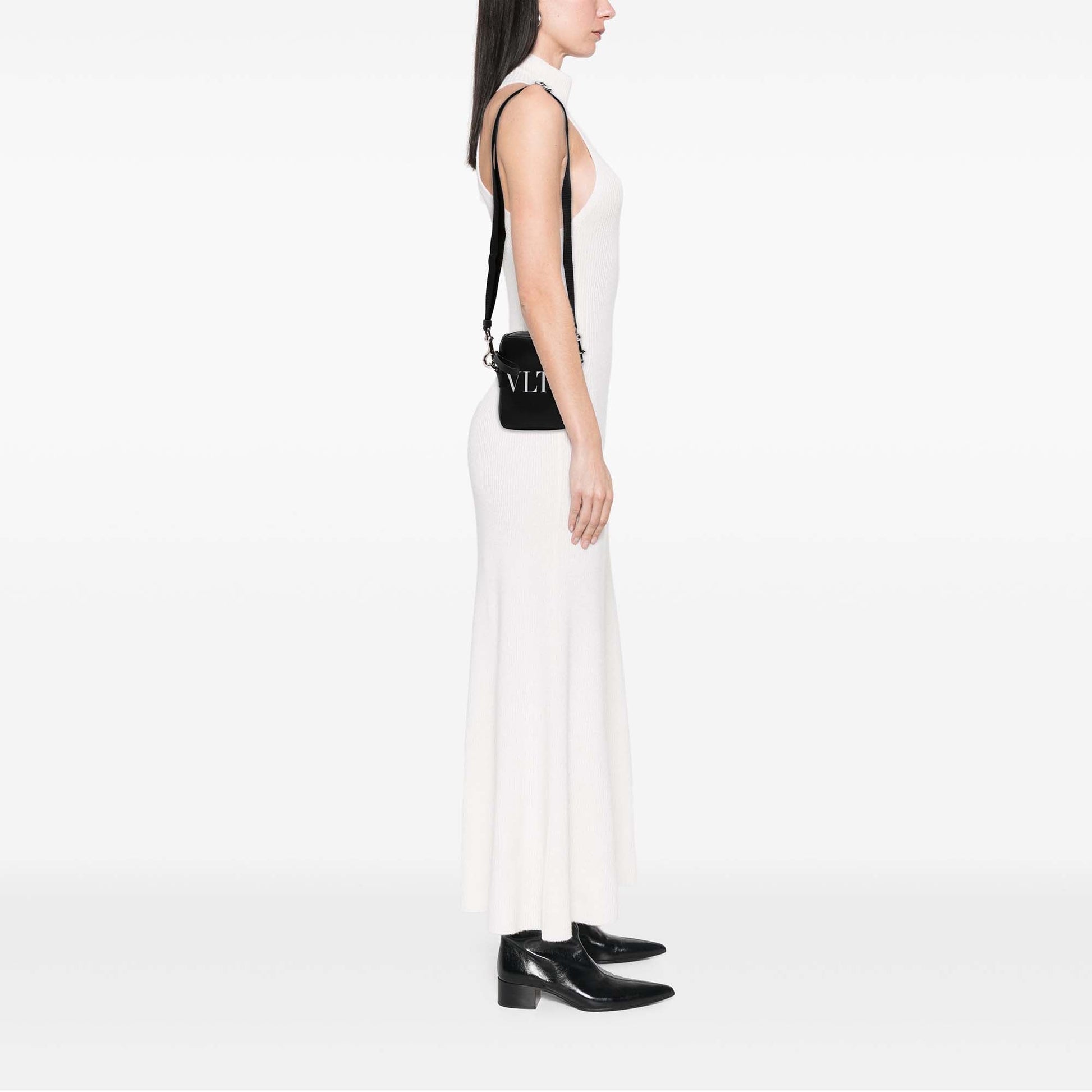 Valentino Small Leather VLTN Crossbody