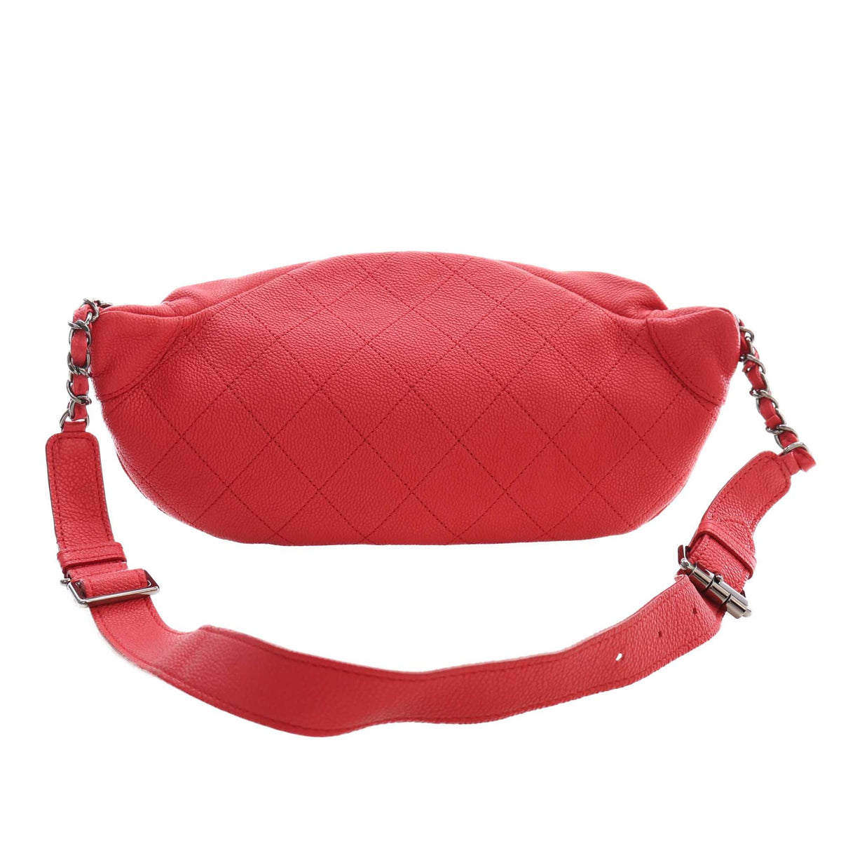 Chanel Quilted Caviar Zip and Carry Waist Bag
