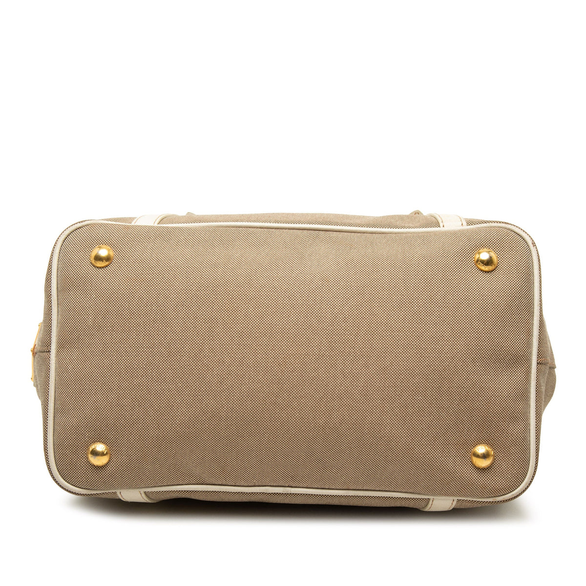 Prada Canvas Canapa Logo Bow Satchel