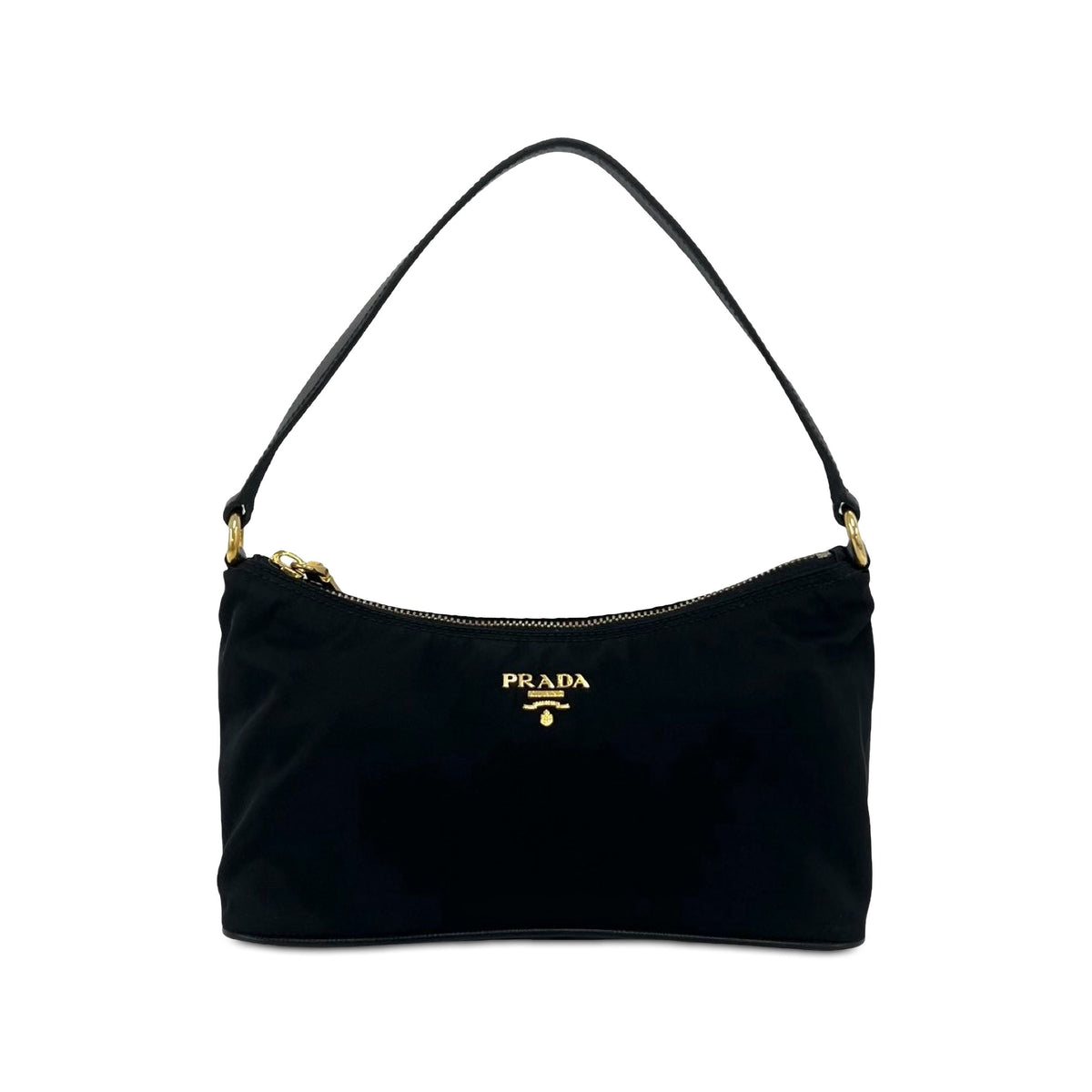Prada Tessuto Handbag — Black