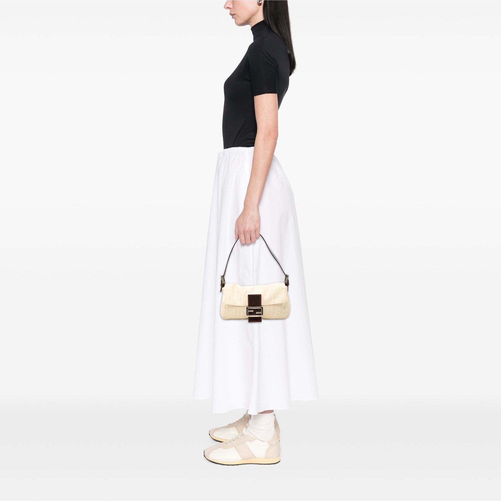 Fendi Zucca Canvas Baguette