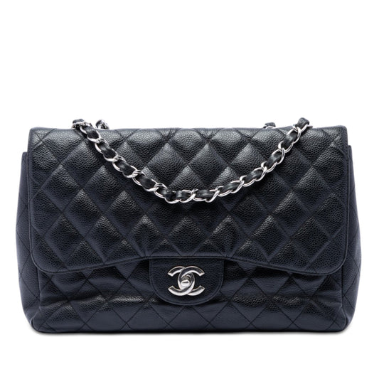 Chanel Jumbo Classic Caviar Single Flap