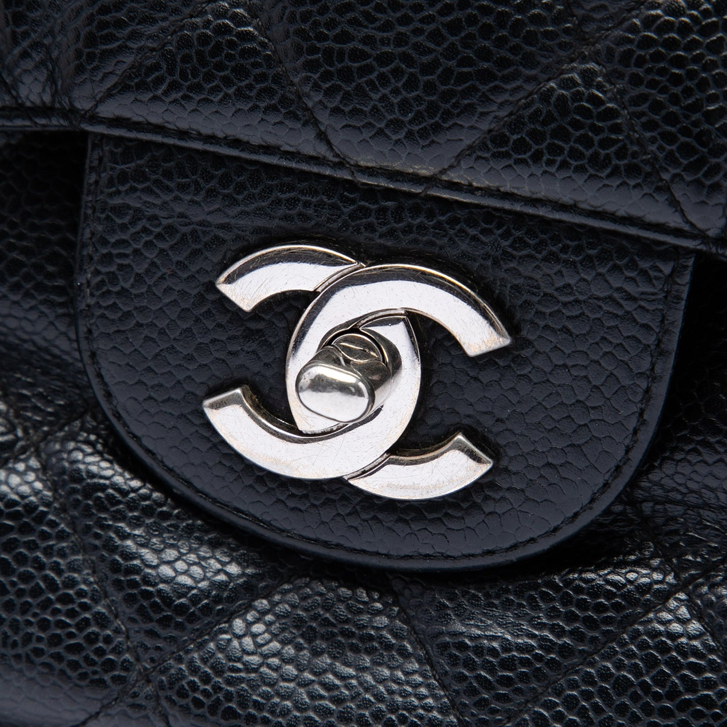 Chanel Jumbo Classic Caviar Single Flap