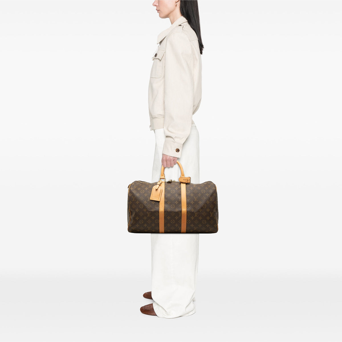 Louis Vuitton Monogram Keepall 45 — Brown