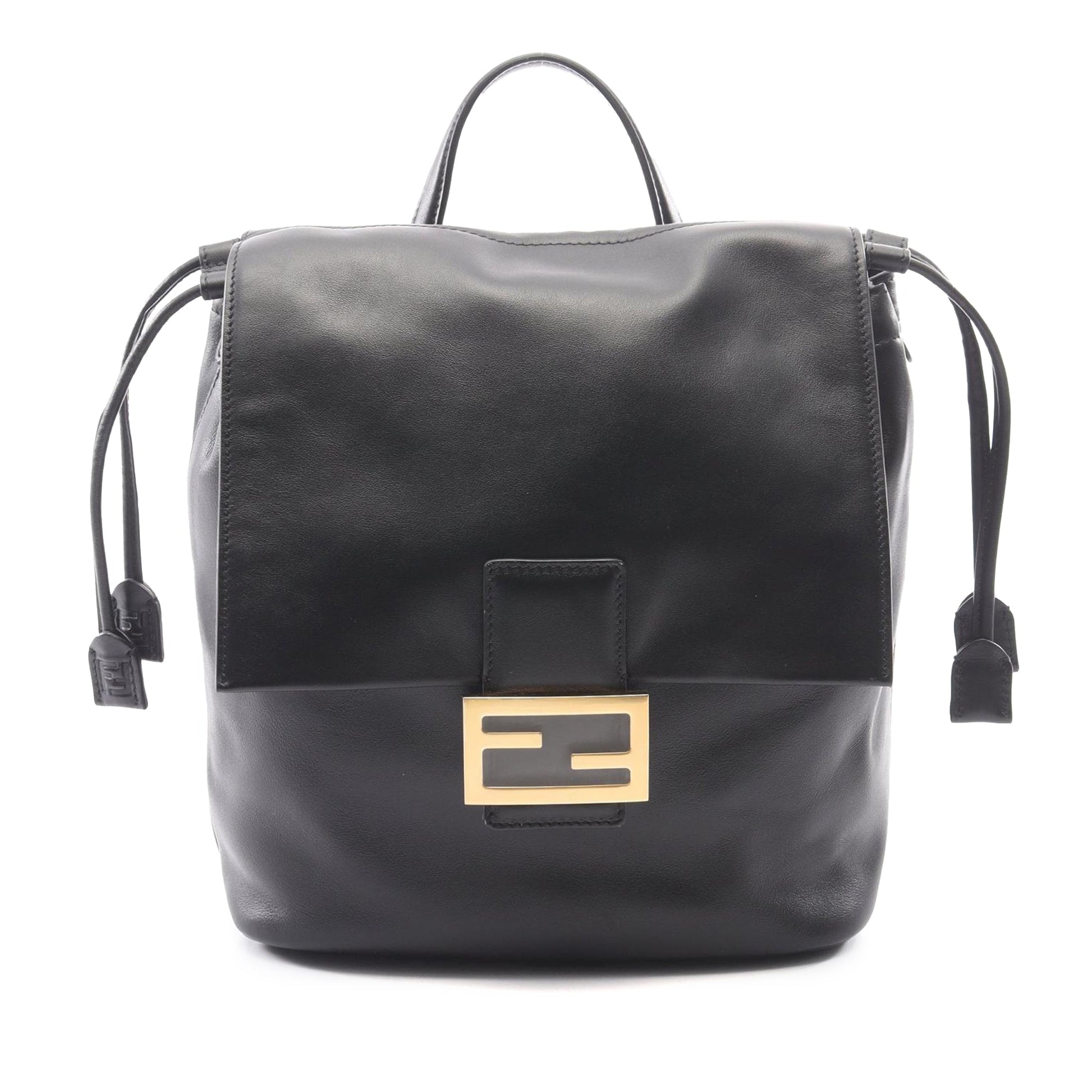 Fendi FF Leather Backpack
