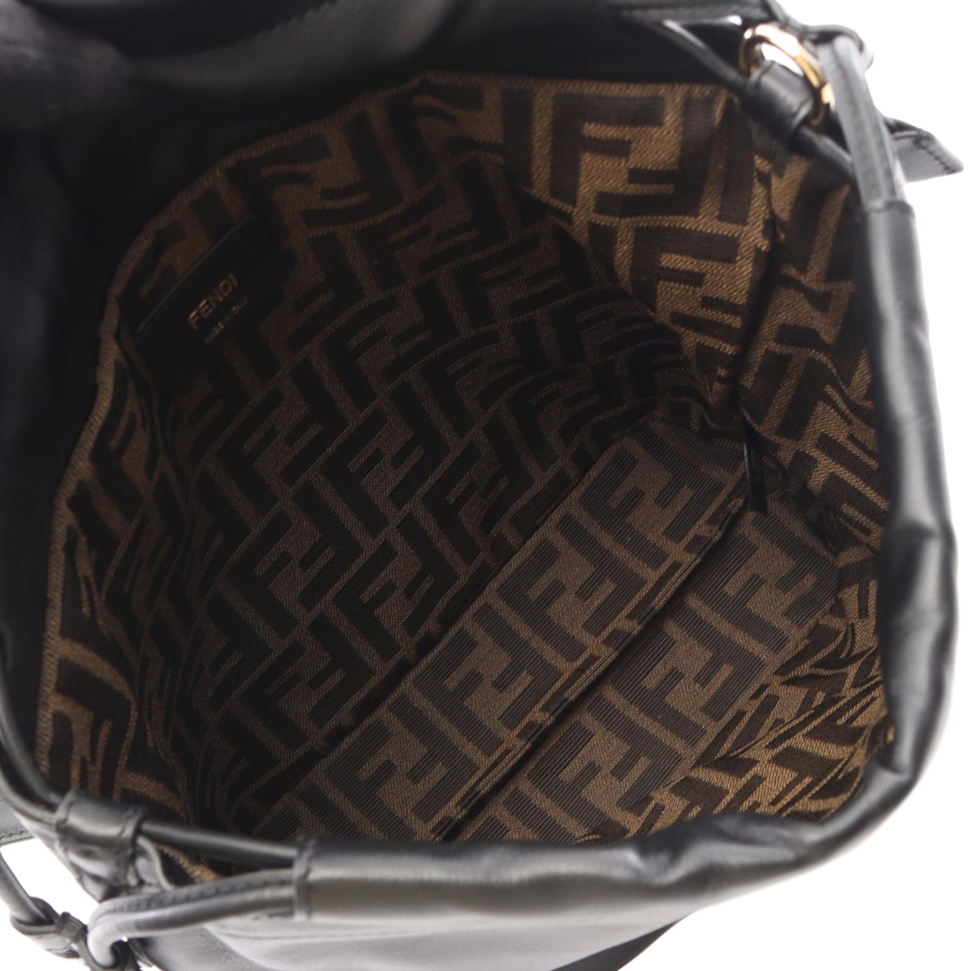 Fendi FF Leather Backpack