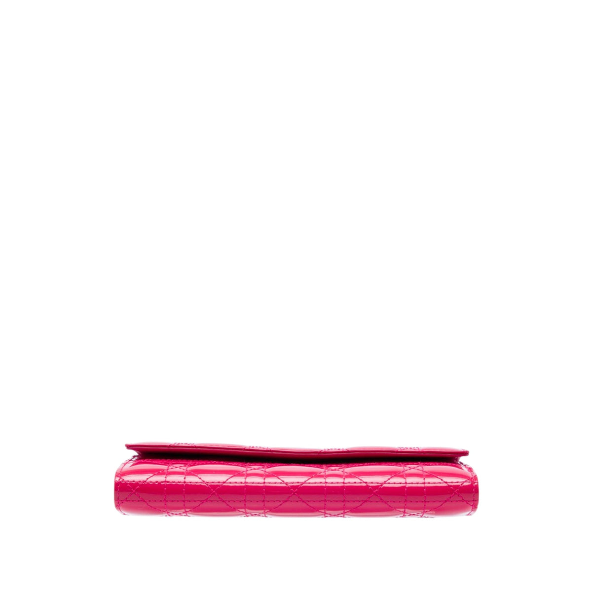 Dior Patent Cannage Lady Dior Wallet On Chain