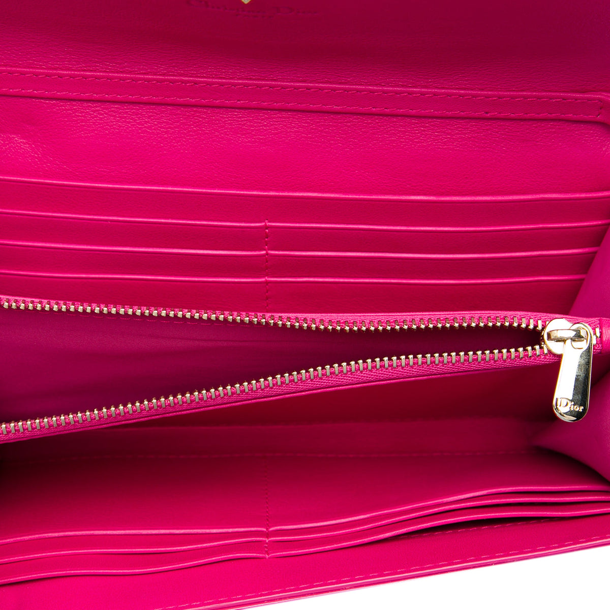 Dior Patent Cannage Lady Dior Wallet On Chain