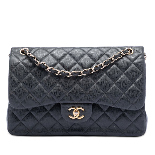 Chanel Jumbo Classic Caviar Double Flap