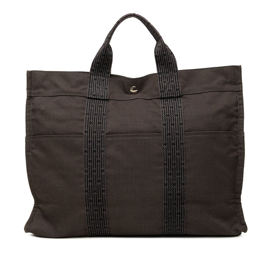 Hermès Canvas Herline MM — Brown