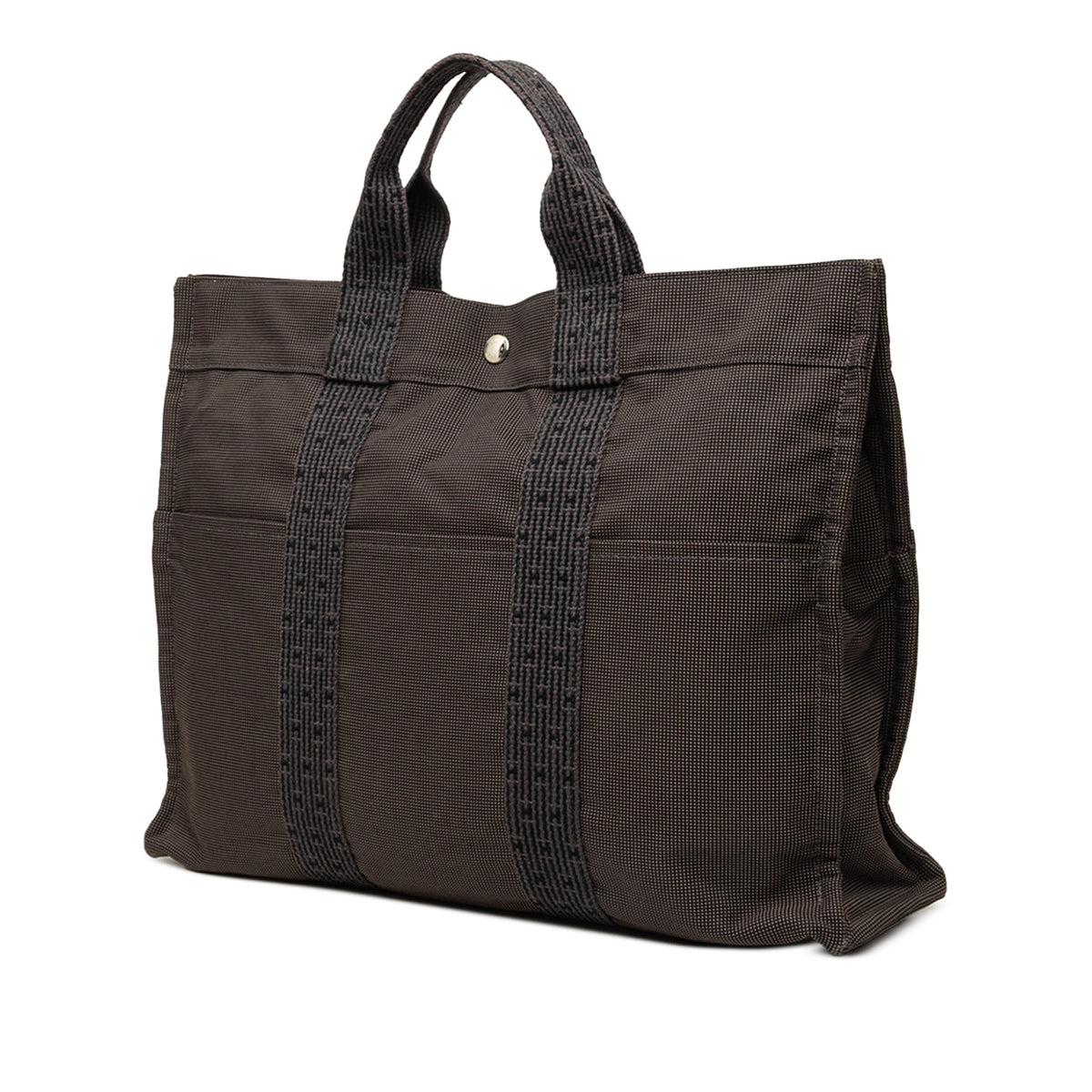 Hermès Canvas Herline MM — Brown
