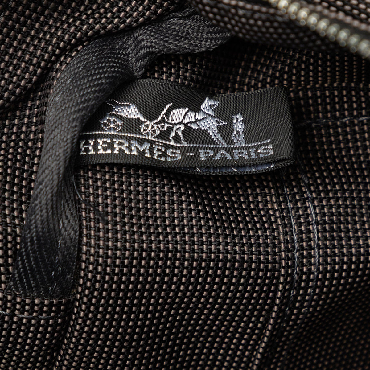 Hermès Canvas Herline MM — Brown
