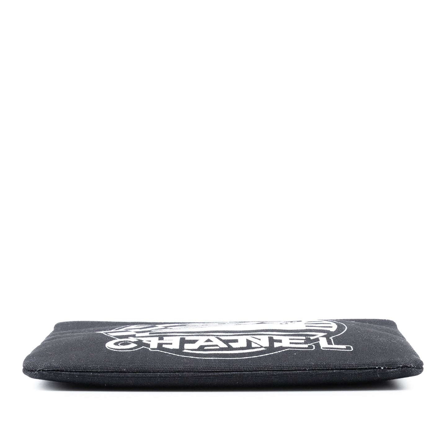 Chanel Medium Canvas La Pausa Zip O Case Clutch