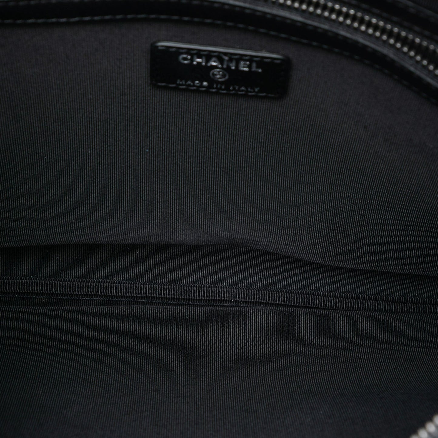 Chanel Medium Canvas La Pausa Zip O Case Clutch