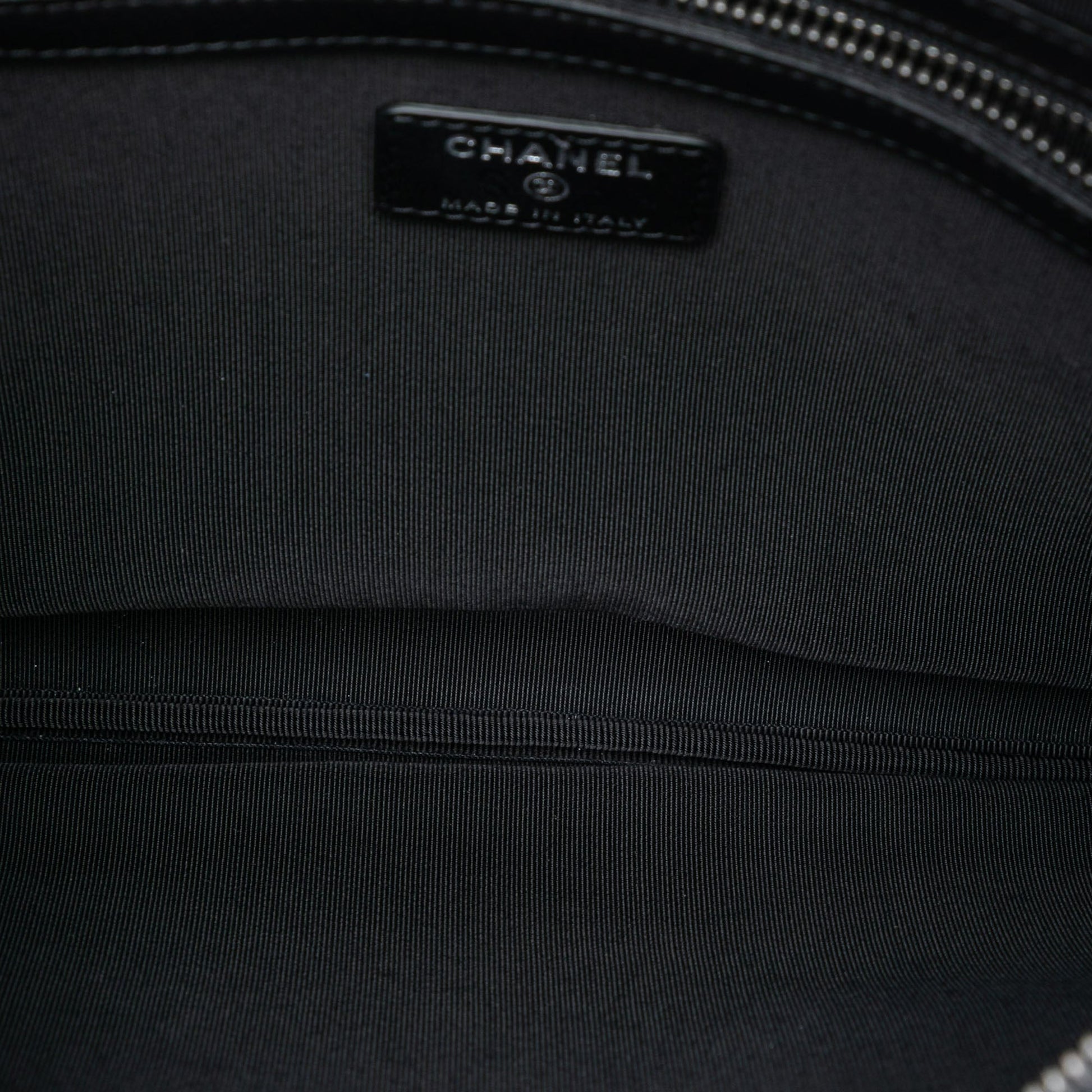 Chanel Medium Canvas La Pausa Zip O Case Clutch