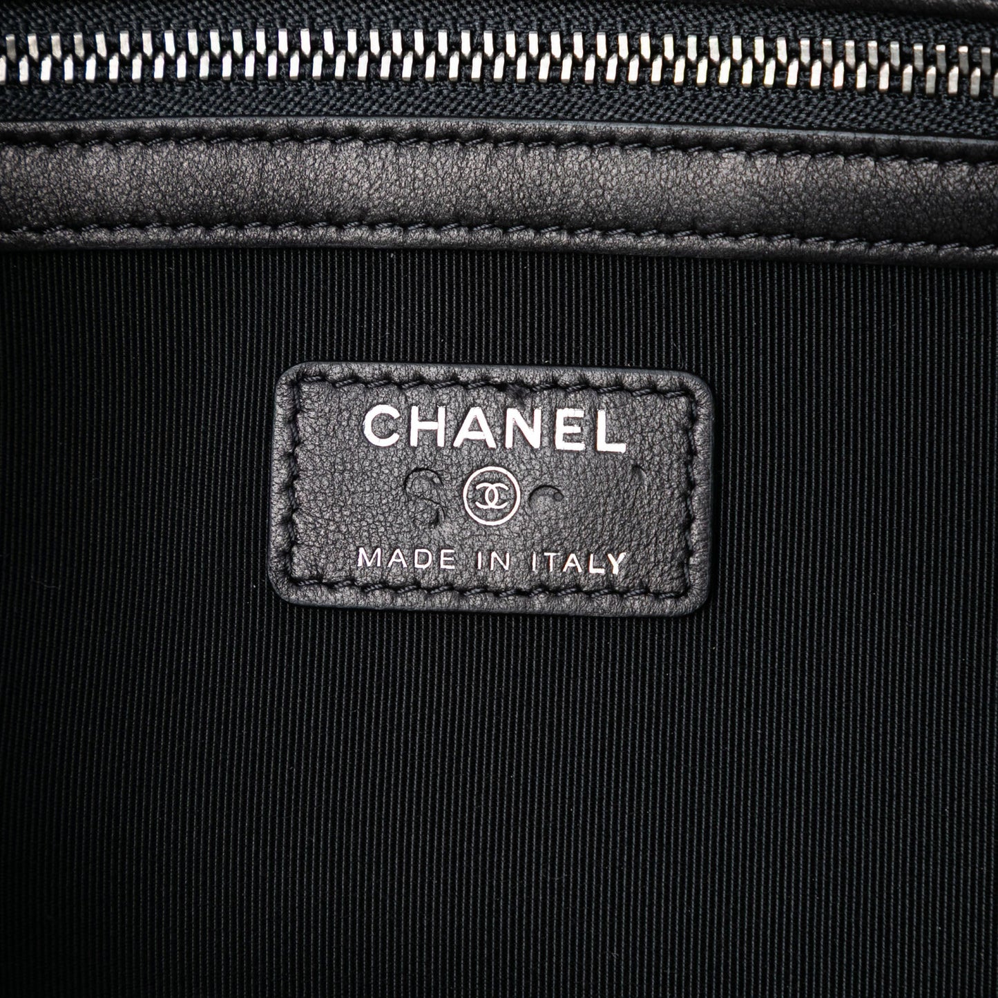 Chanel Medium Canvas La Pausa Zip O Case Clutch