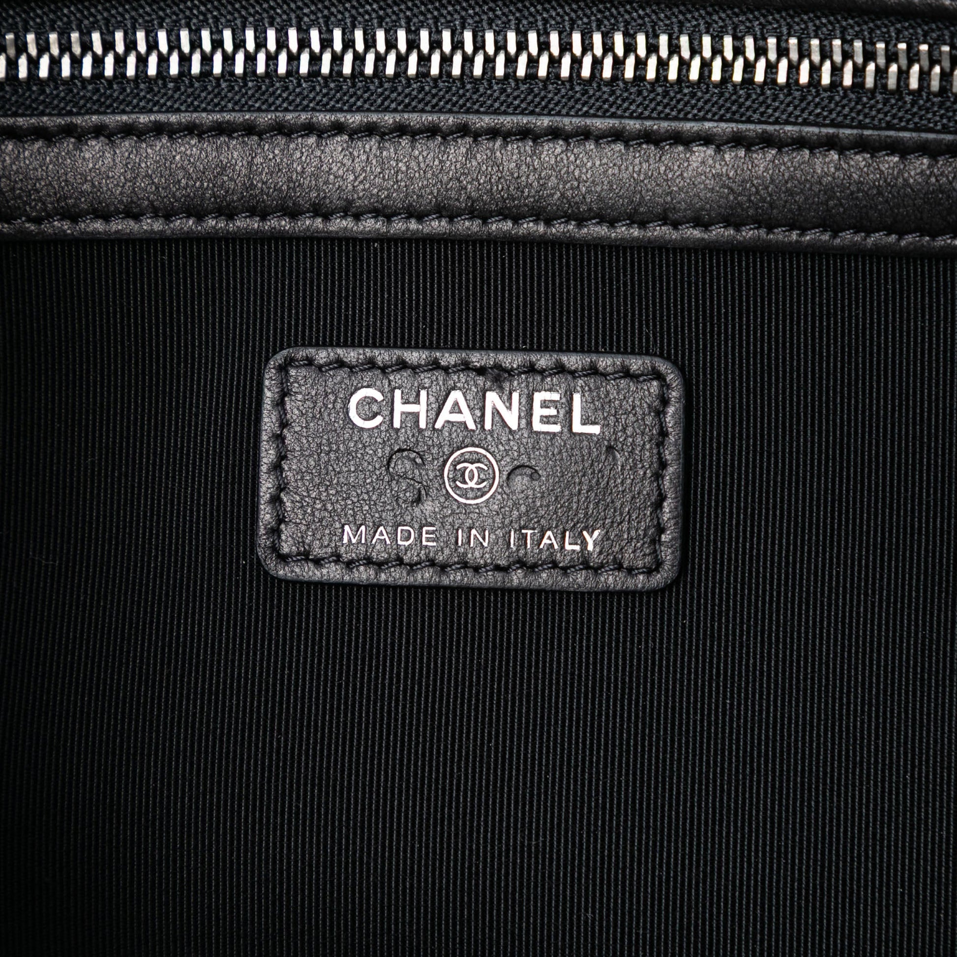 Chanel Medium Canvas La Pausa Zip O Case Clutch