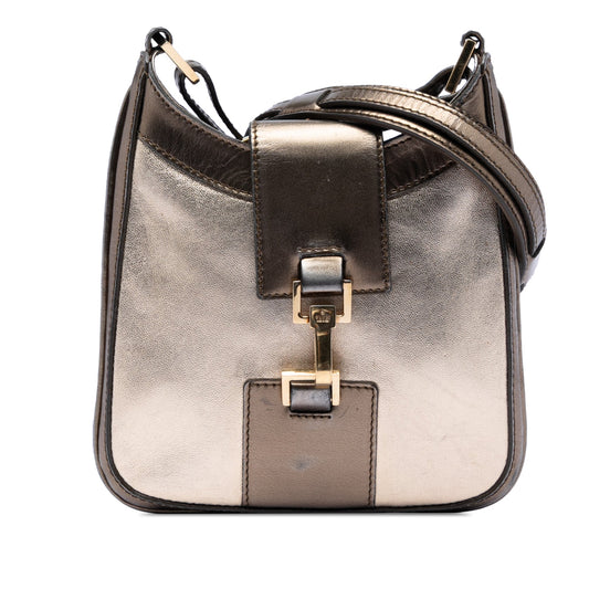 Metallic Calfskin Jackie Crossbody