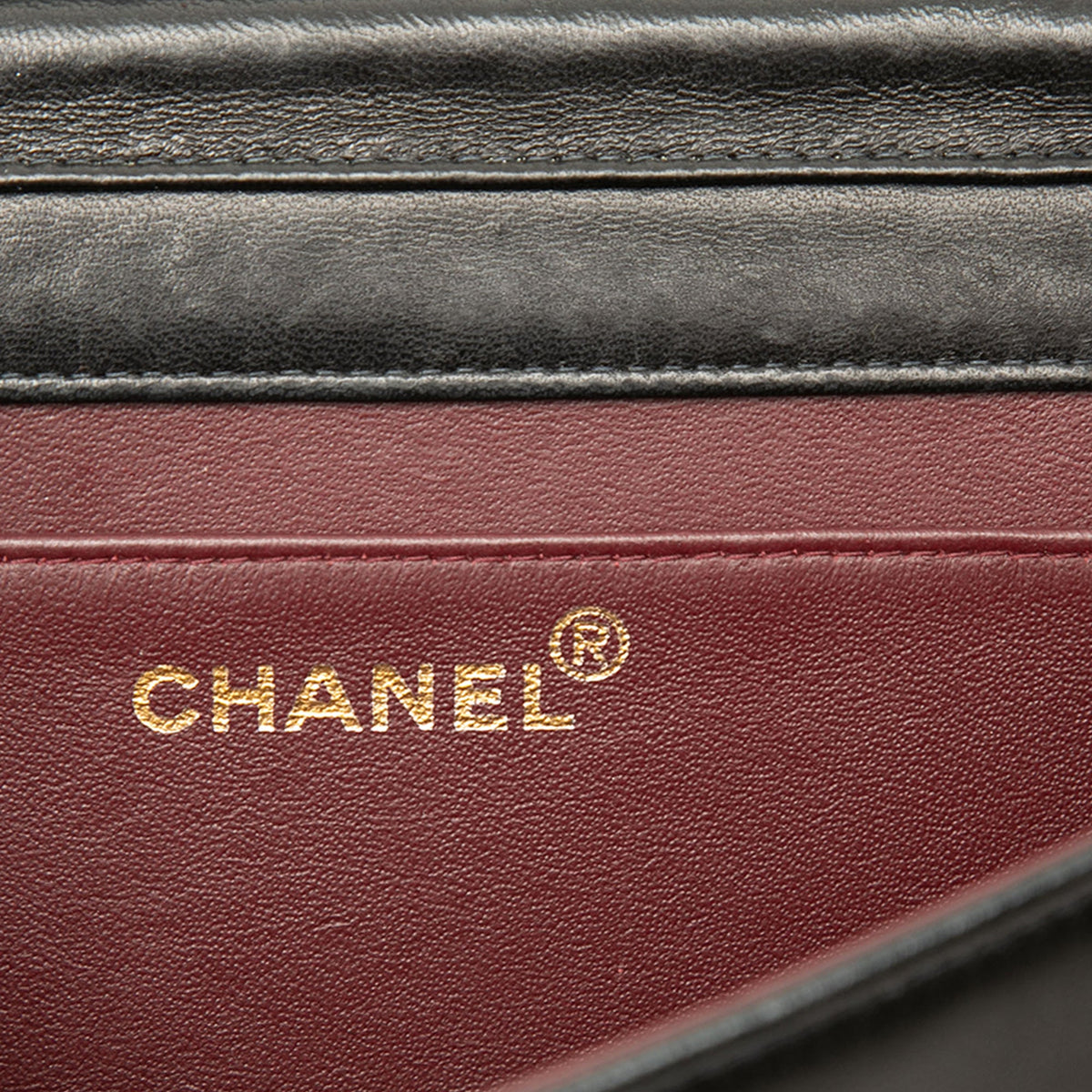 Chanel Mini CC Quilted Lambskin Full Flap — Black