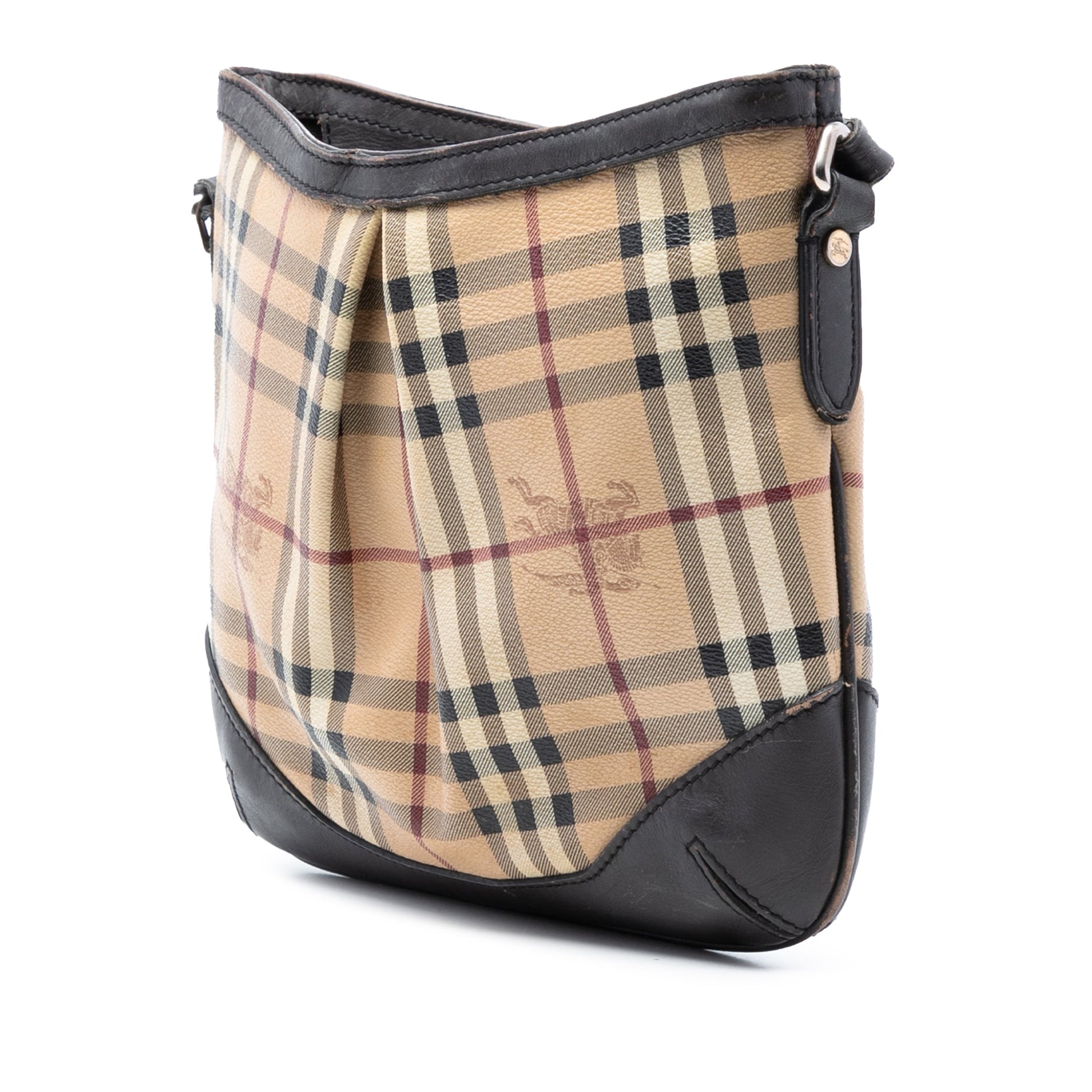 Burberry Haymarket Check Coated Canvas Hartham Crossbody
